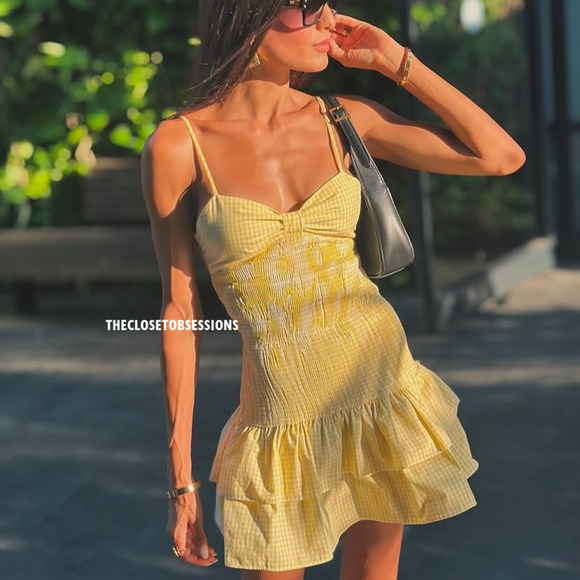 RARE!!! ZARA BLOGGER FAVE!!! Mini Dress with Spaghetti Straps NWT LAST ONE!!! - Picture 5 of 16